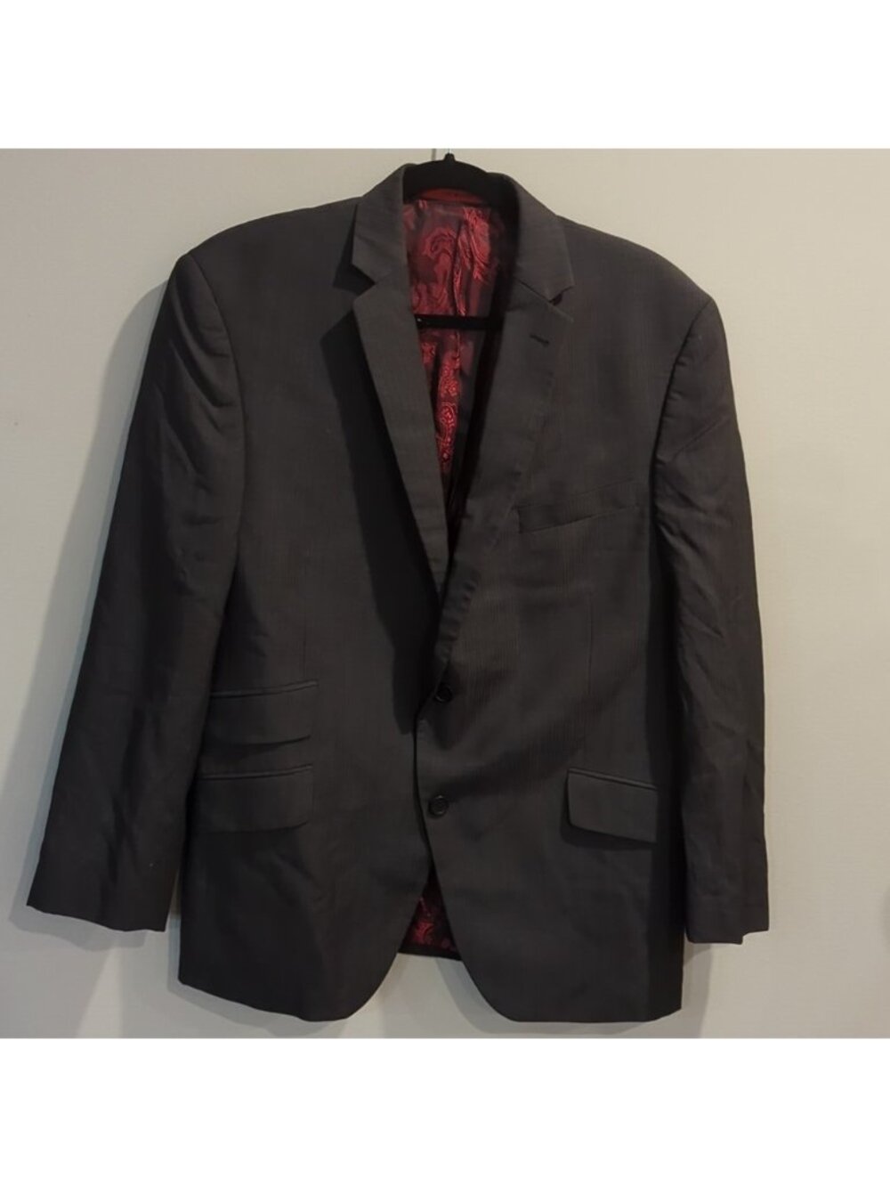 Ted Baker Endurance Joe CT charcoal striped blazer